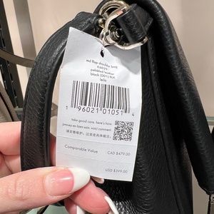 ♠️ kate spade ♠️ Leila Pebbled Leather Medium Flap Shoulder Bag